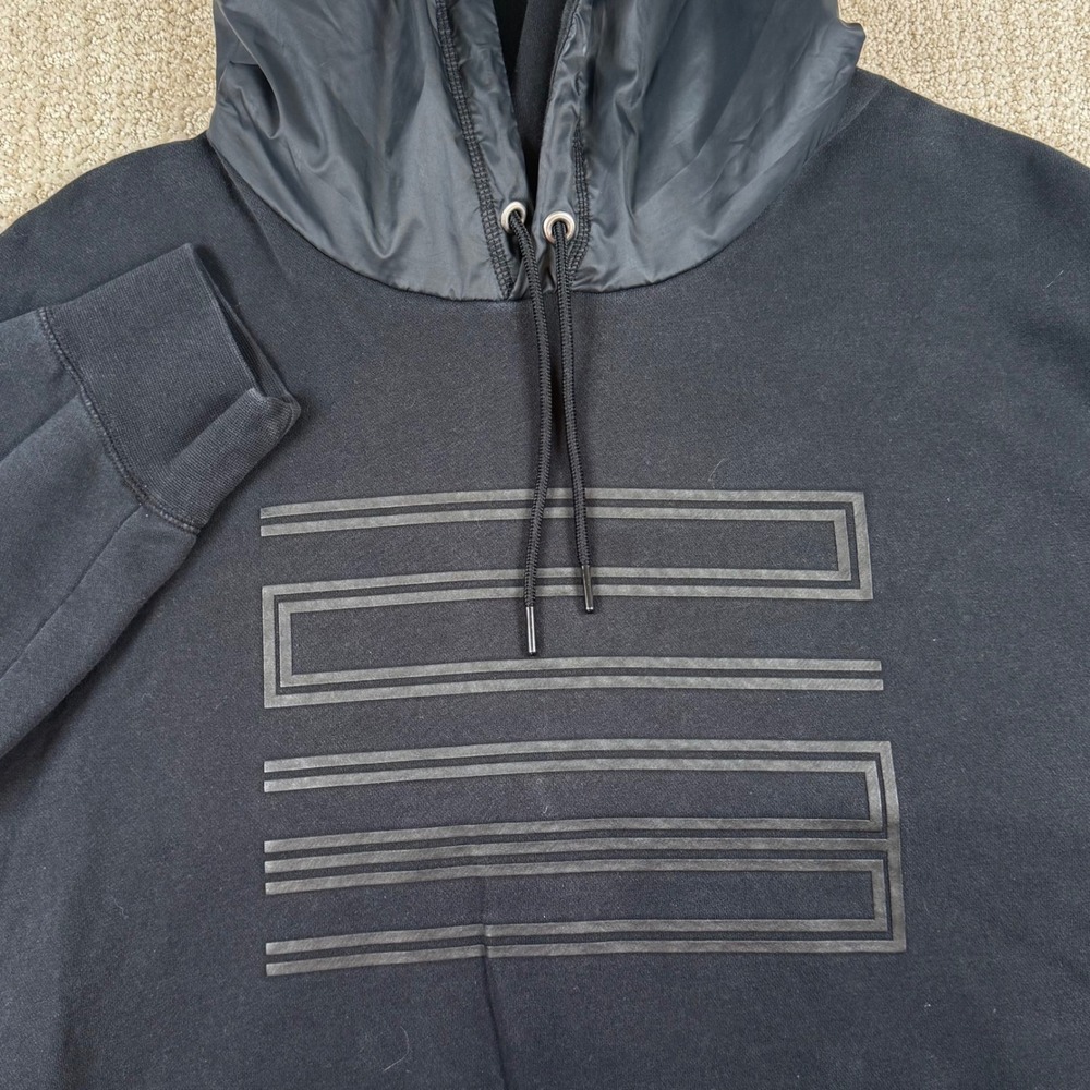 Nike Air Jordan Mens 3XL Black Retro 11 Hybrid Sportswear Hoodie 908354-010